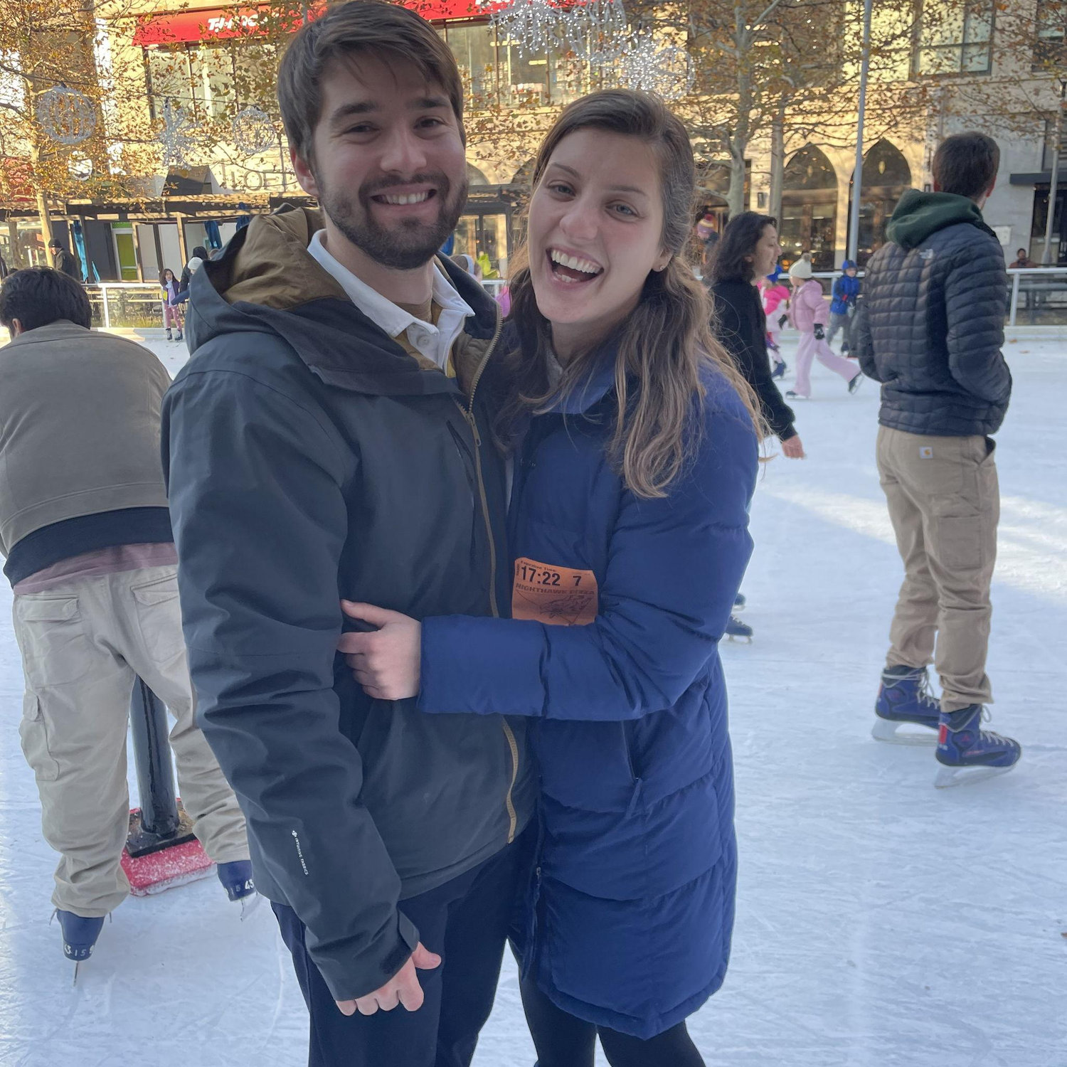 Ice skating