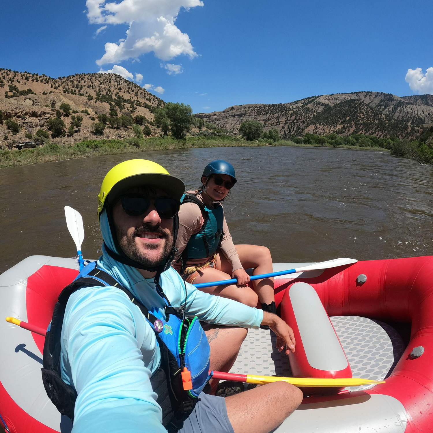 We bought a raft!