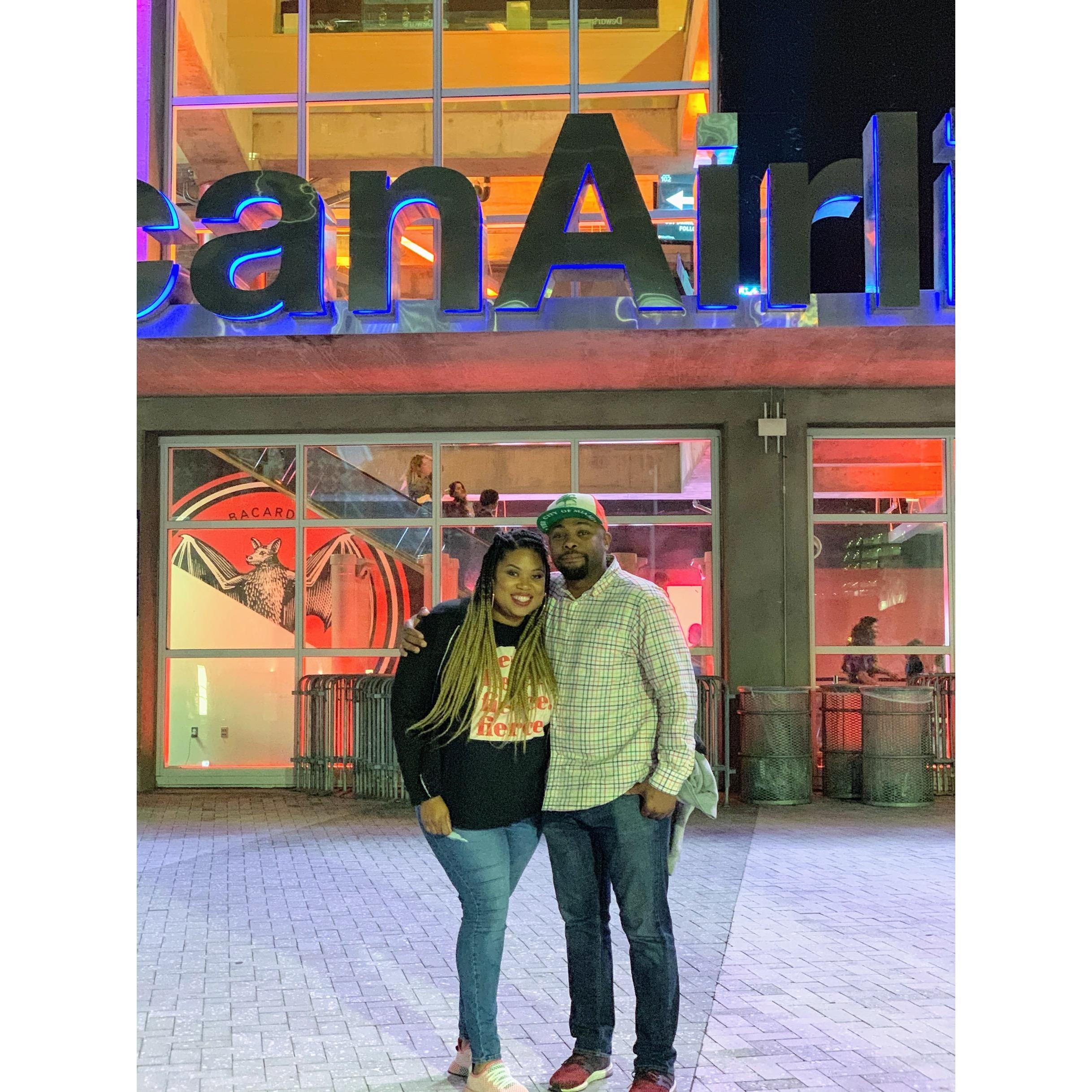 Enjoying a Heat Game!