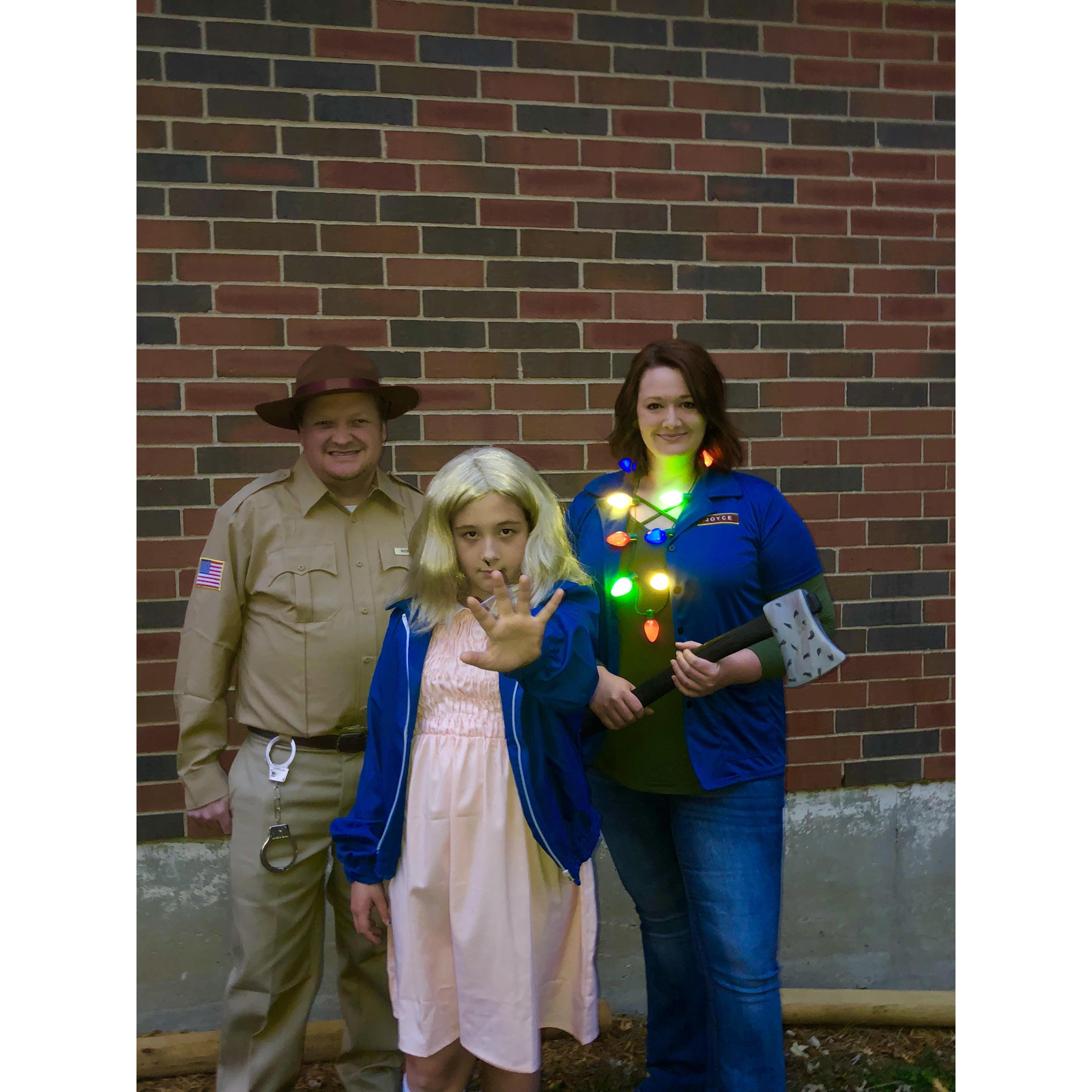 Having a “Stranger Things” Halloween!