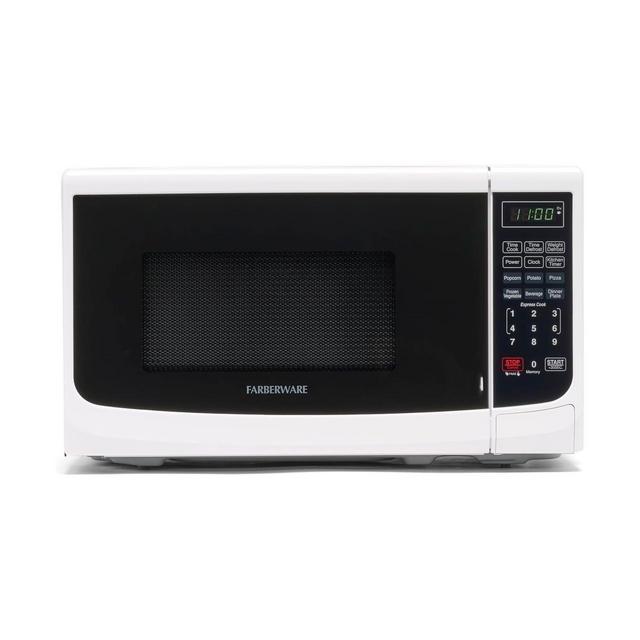 Farberware Classic 0.7 Cu. Ft. 700-Watt Microwave Oven, White