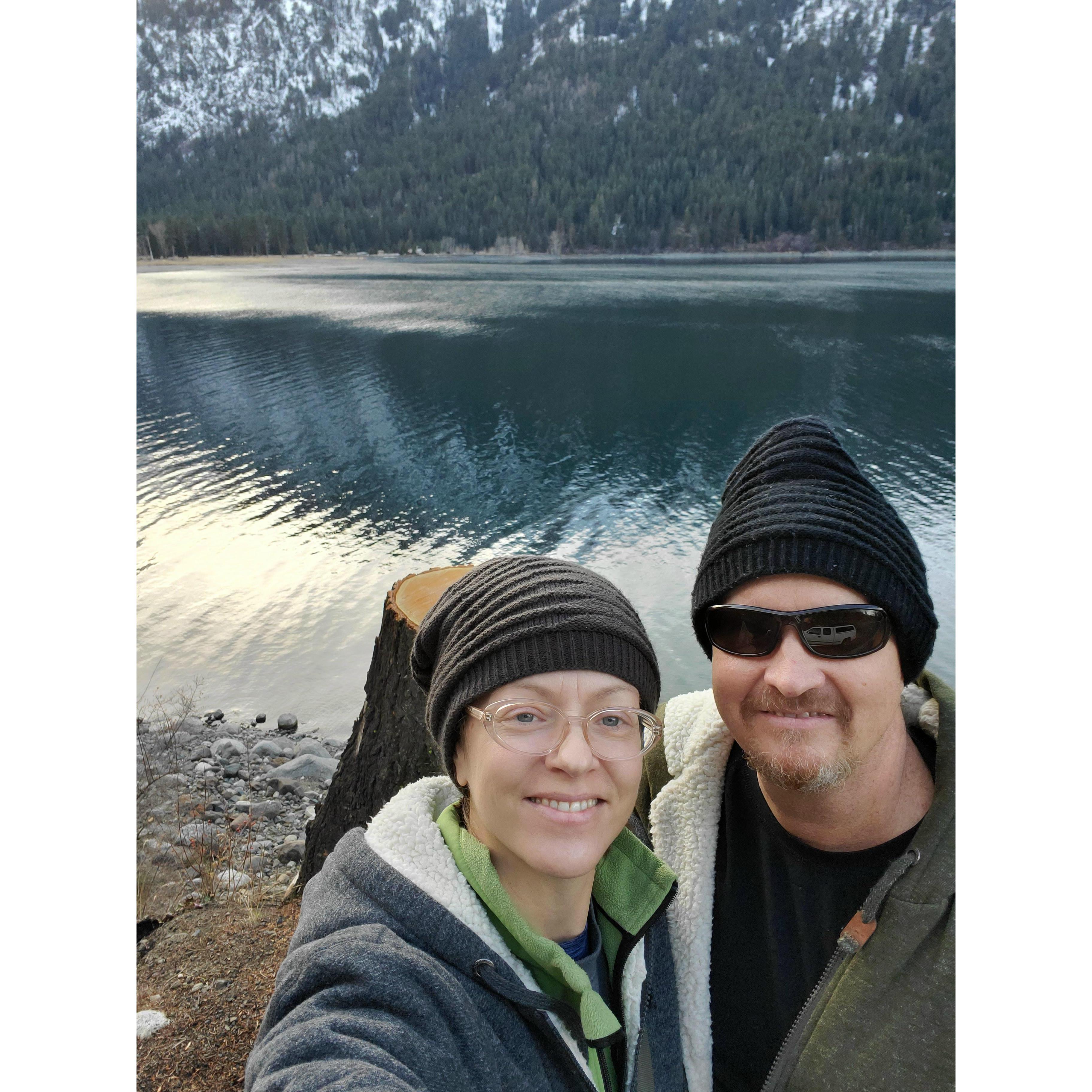 5 year anniversary roadtrip to Wallowa Lake in Oregon.