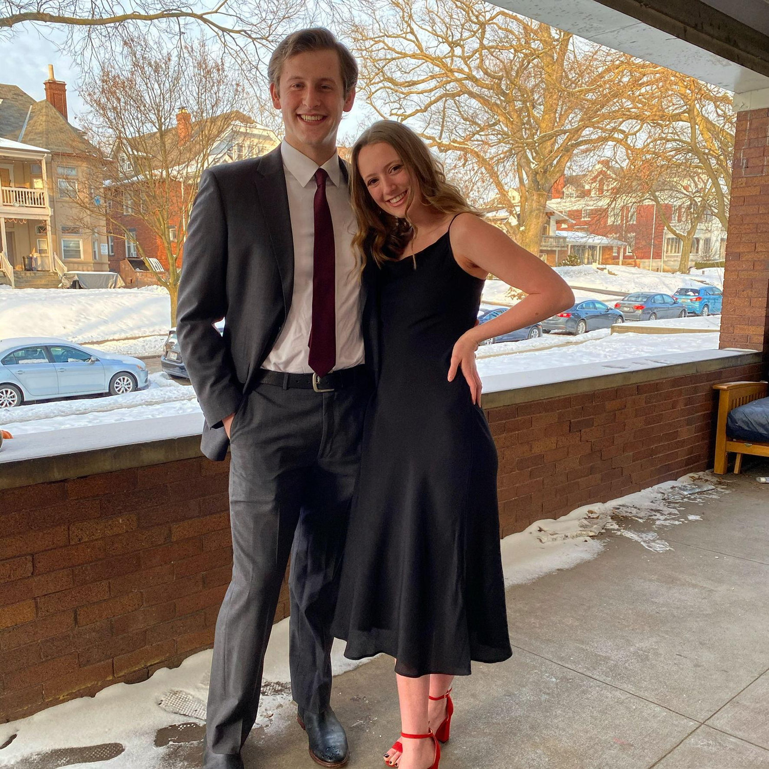 02/14/2021 - Our first Valentine's Day together.
