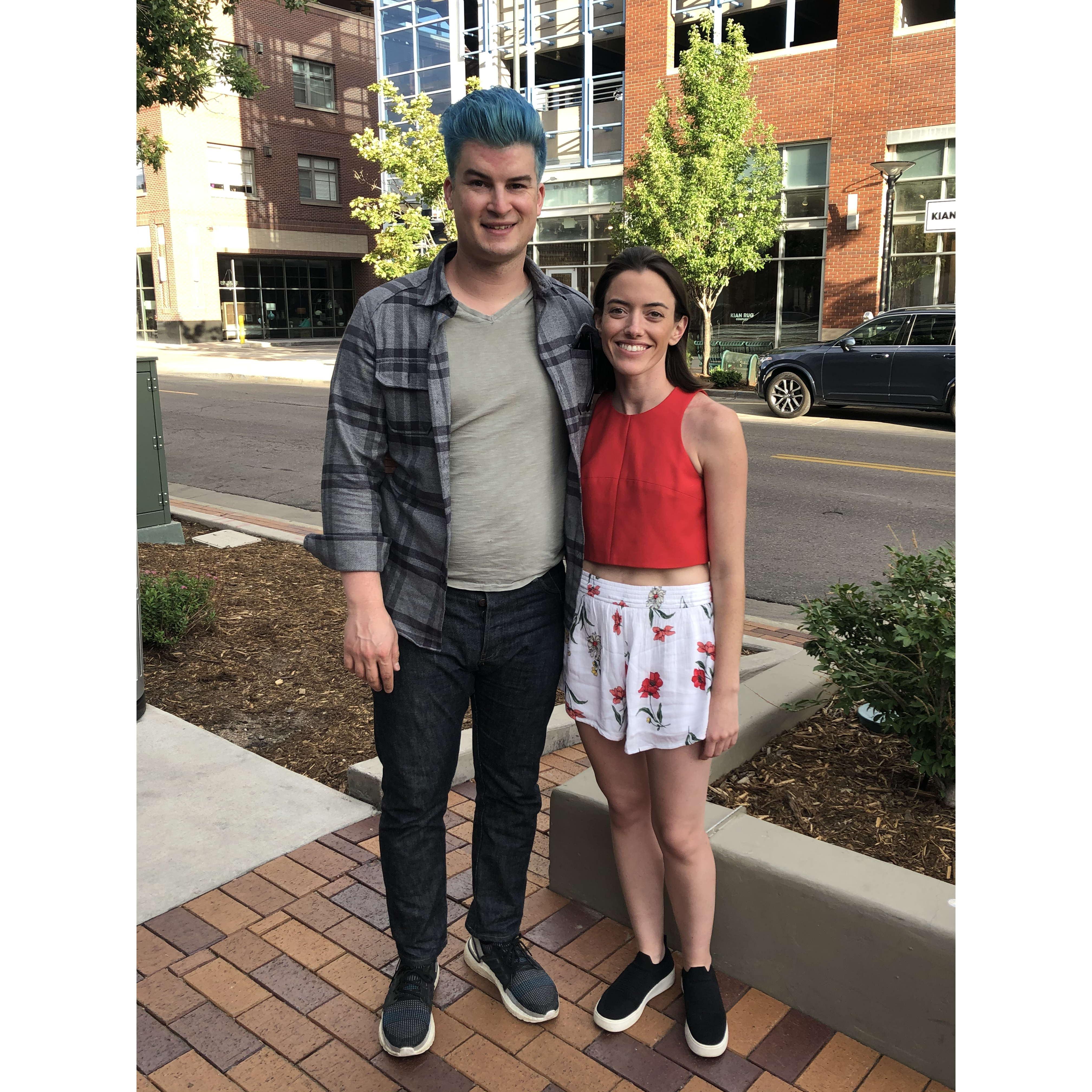 Can never forget when Matt went blue