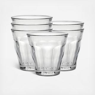 Le Picardie® Clear Tumbler, Set of 6