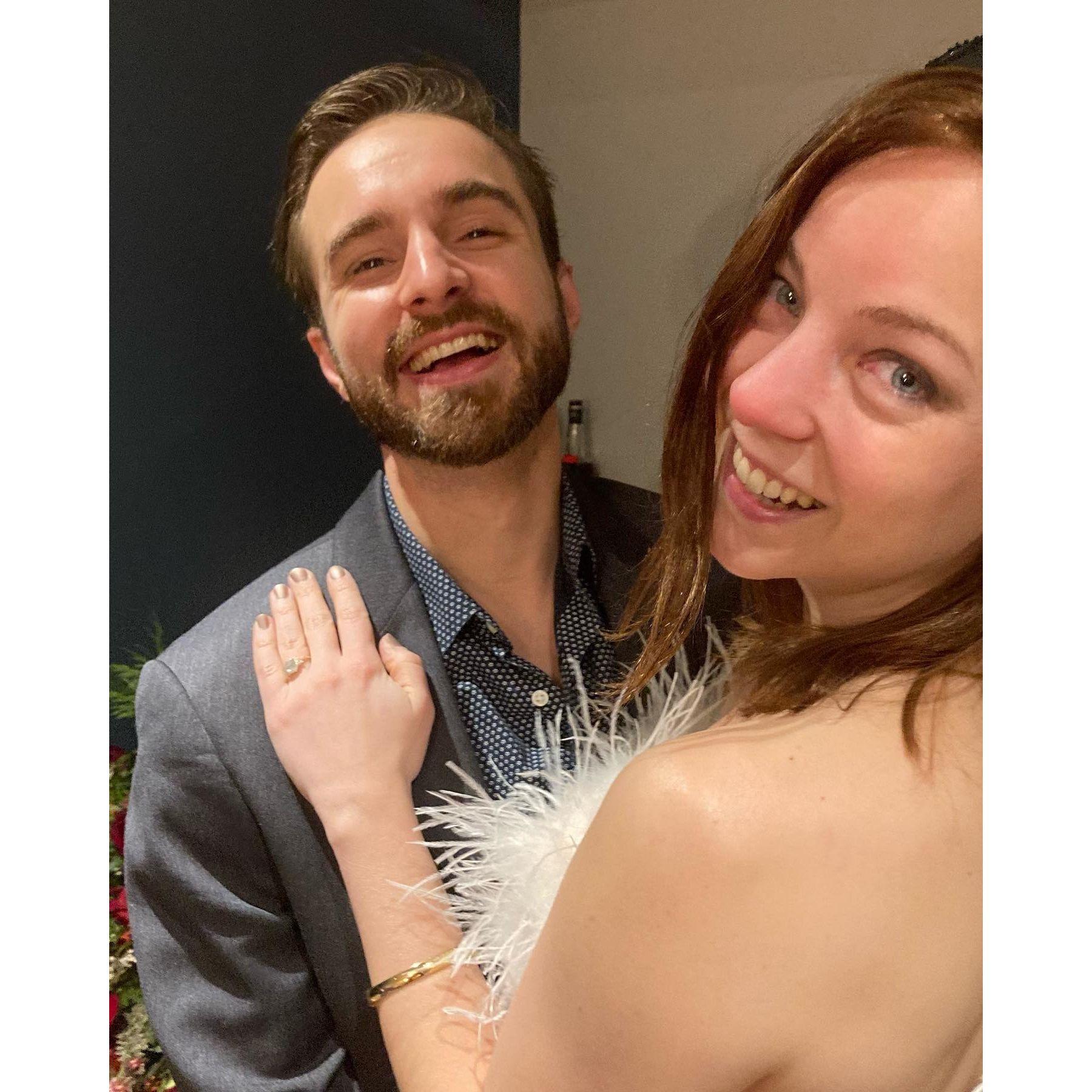 Stephan proposed December 23rd 2022. It was an easy "yeah" for me ;)