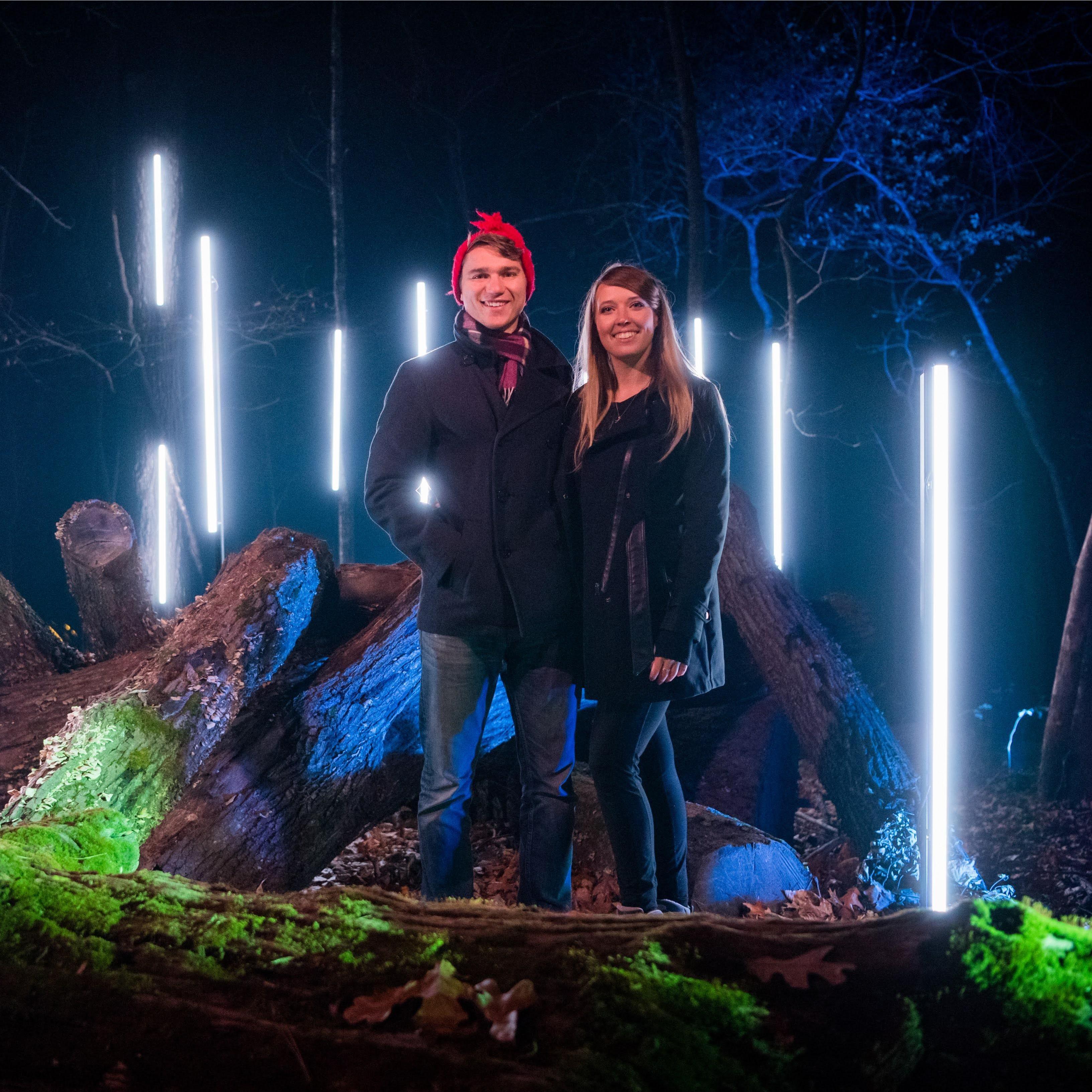 Date night at Crystal Bridges, 11/2019