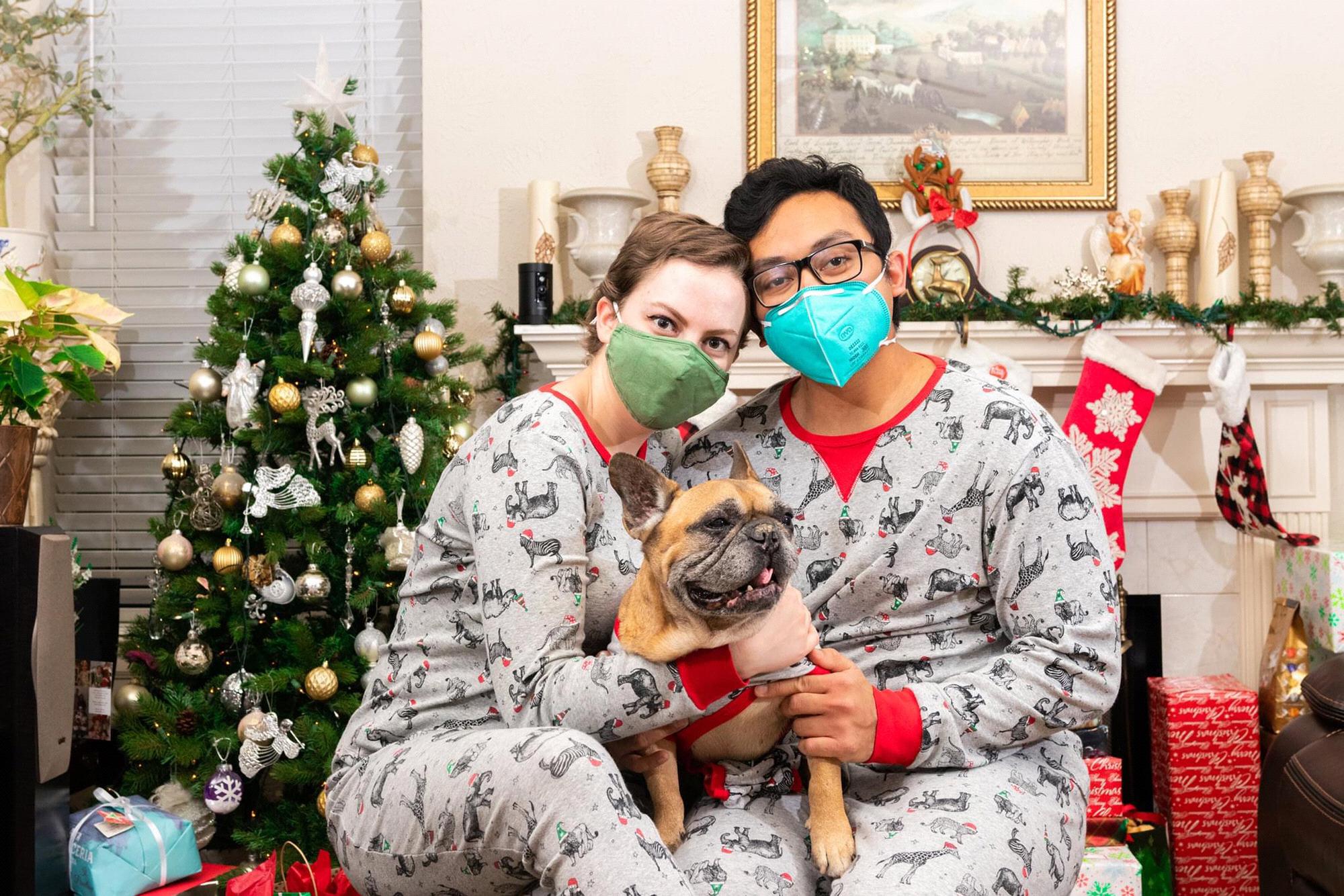 Covid Christmas with Coby