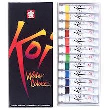 Koi Water Colors™ Tube Set, 12 Colors