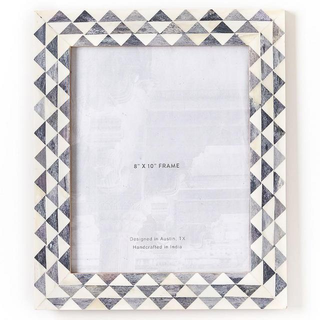 Kajri Bone Picture Frame, Gray, 8" x 10"