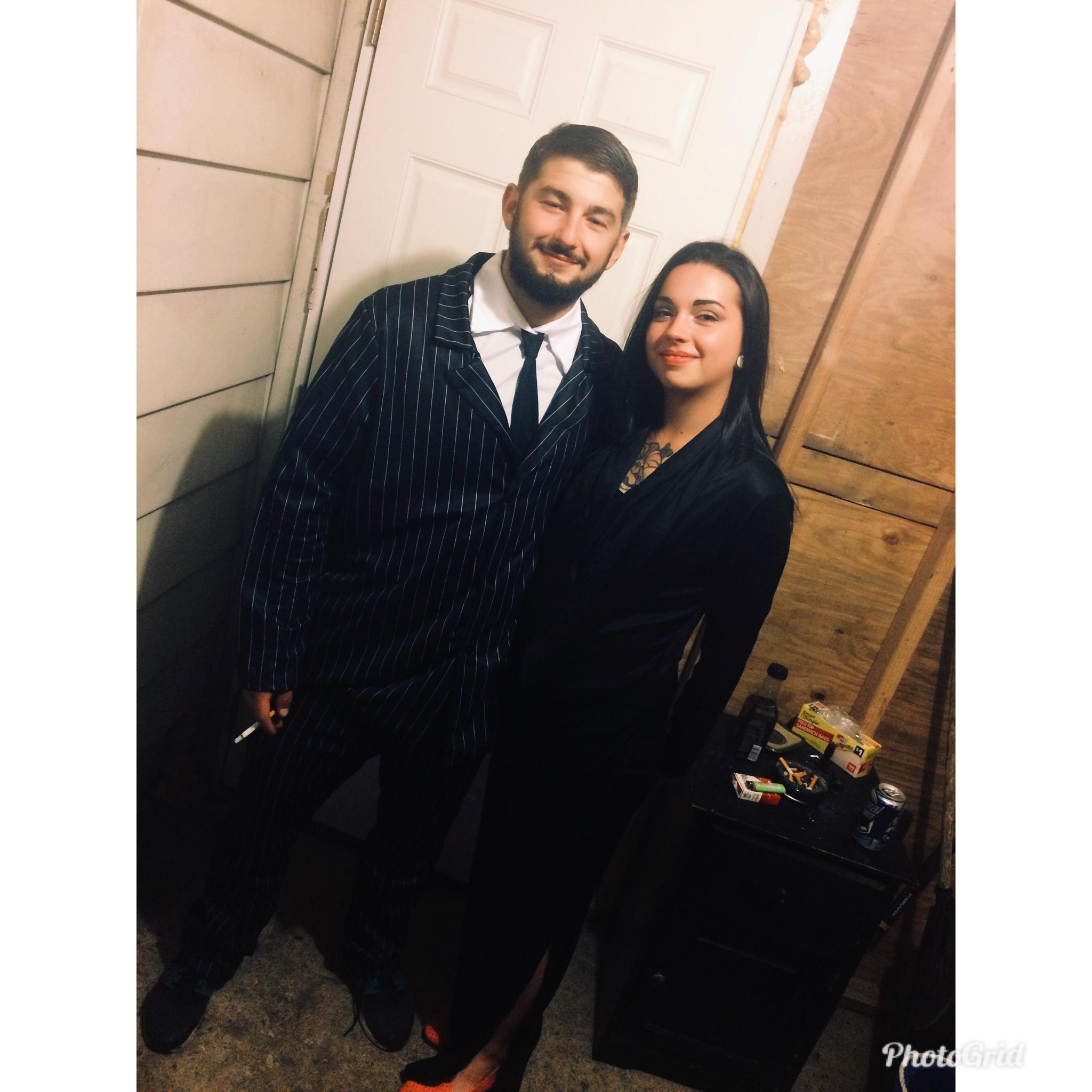 First Halloween 🎃 Morticia and Gomez