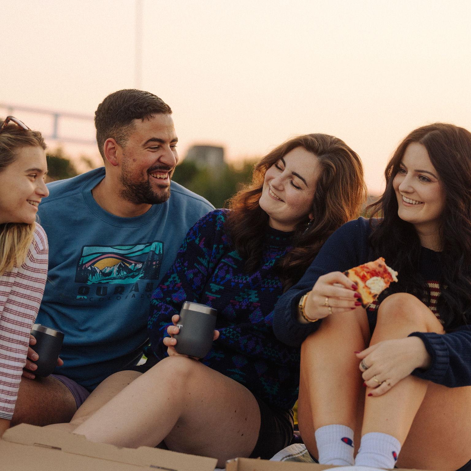 Picnic at Gravelly Point, a park we frequented while dating for picnics
