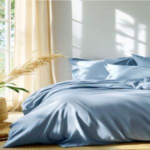 Vegan Silk Bedding Bundle With Duvet Cover- Valerian (king/no top sheet)