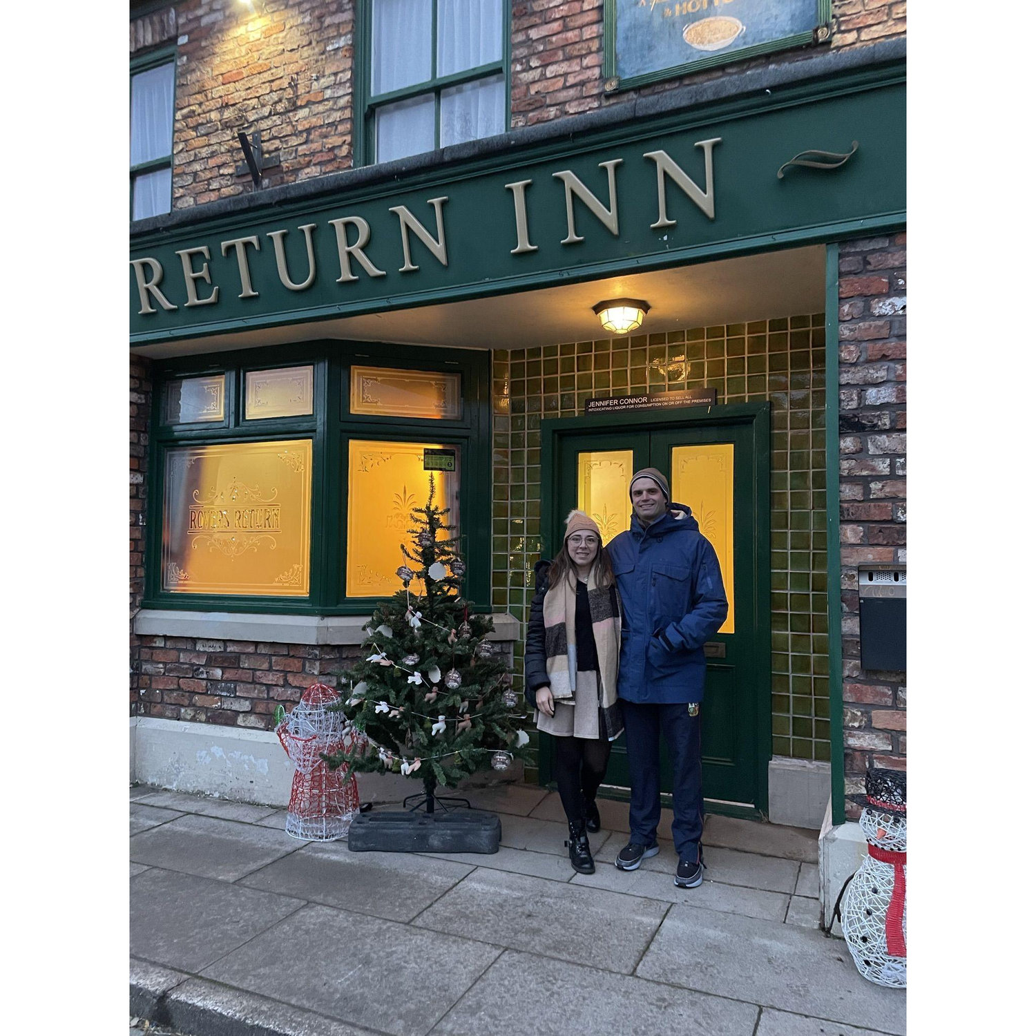 A couple of pints in Coronation Street
