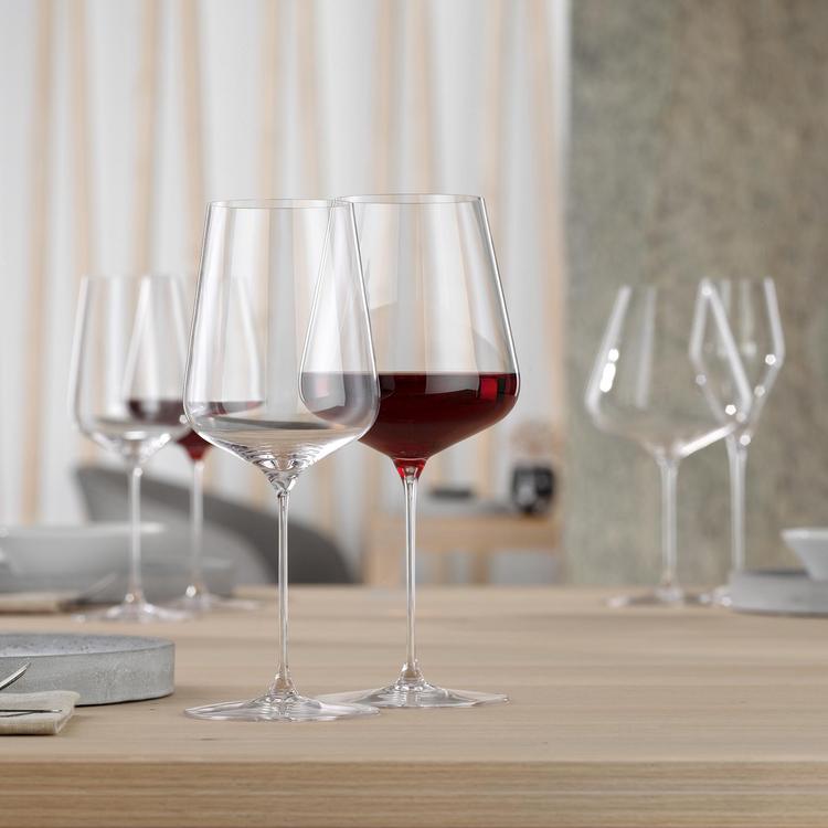 Spiegelau Salute Classic Stemmed Crystal Red Wine Glasses Gift Set of 4 