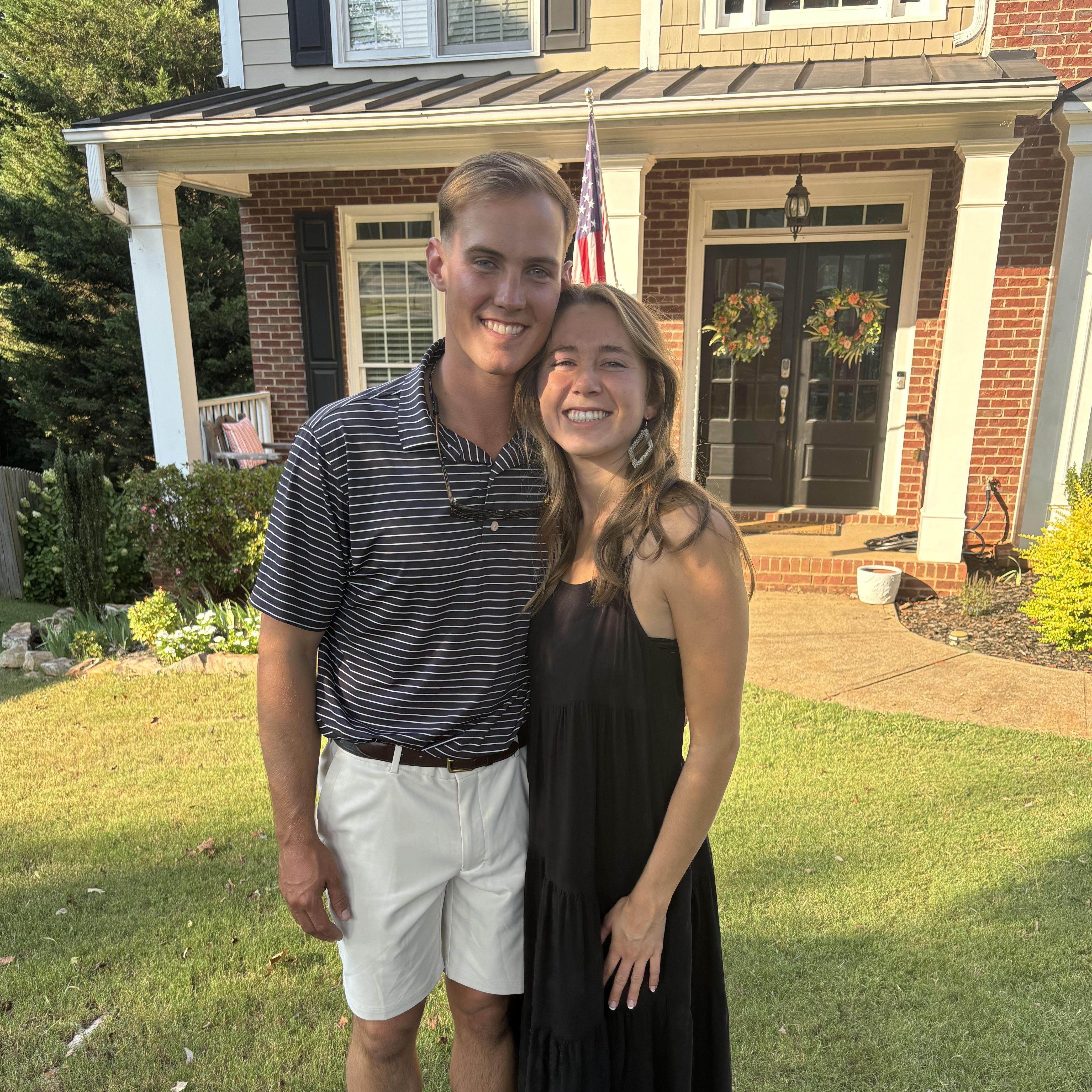 First day Tripp met the Frain family!