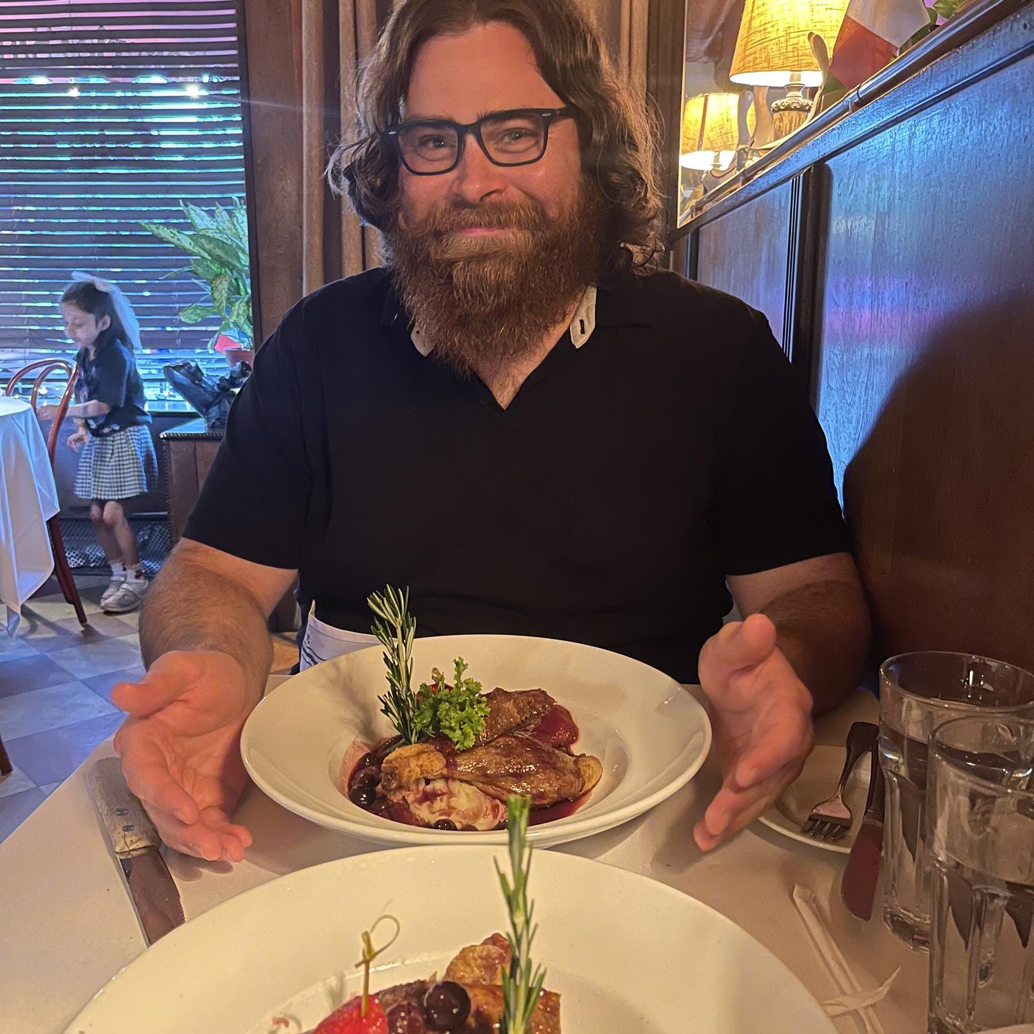 Kent's 34th birthday dinner