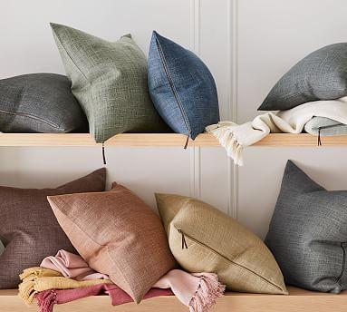 Beige Linen Pillow Cover