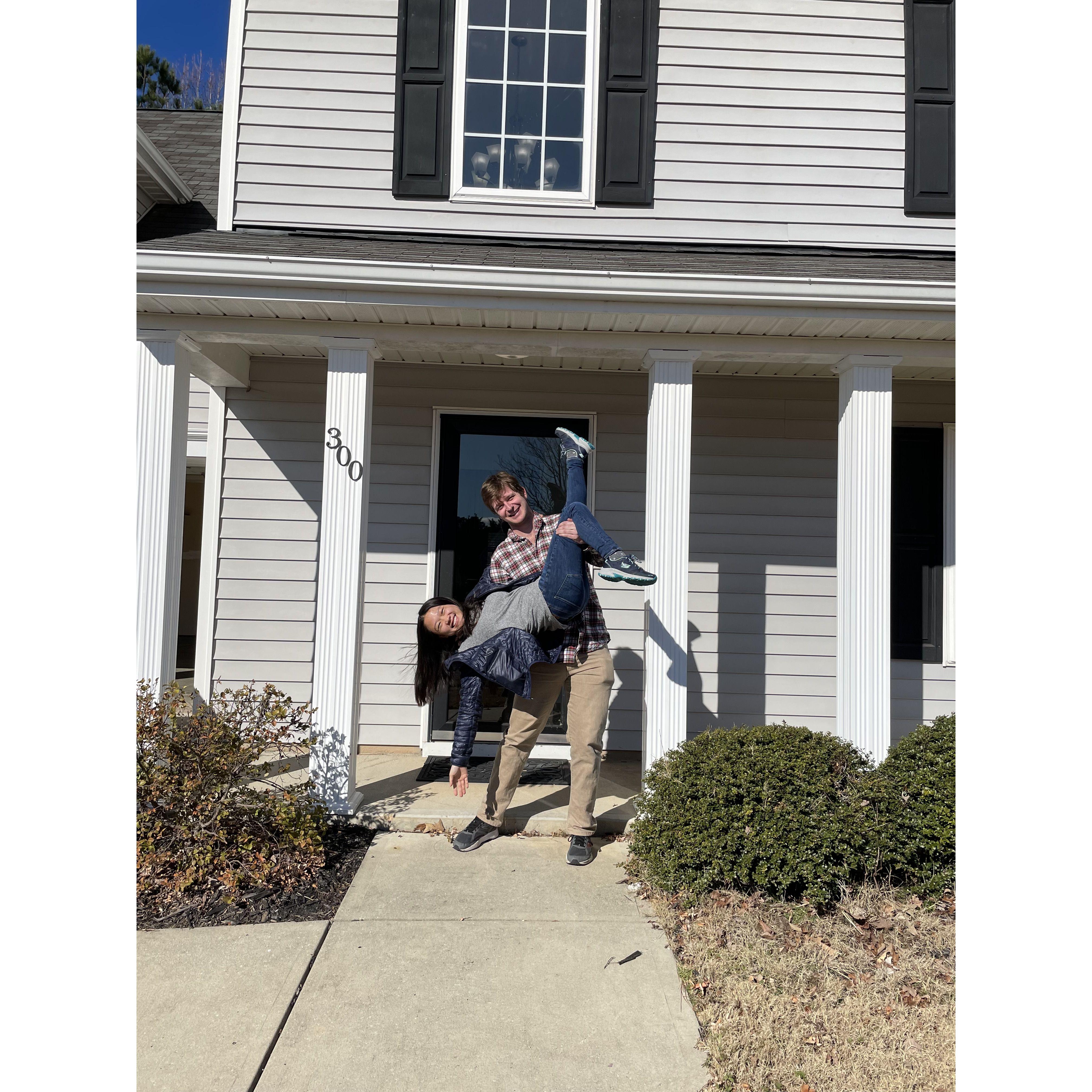 Moving into our first place together!