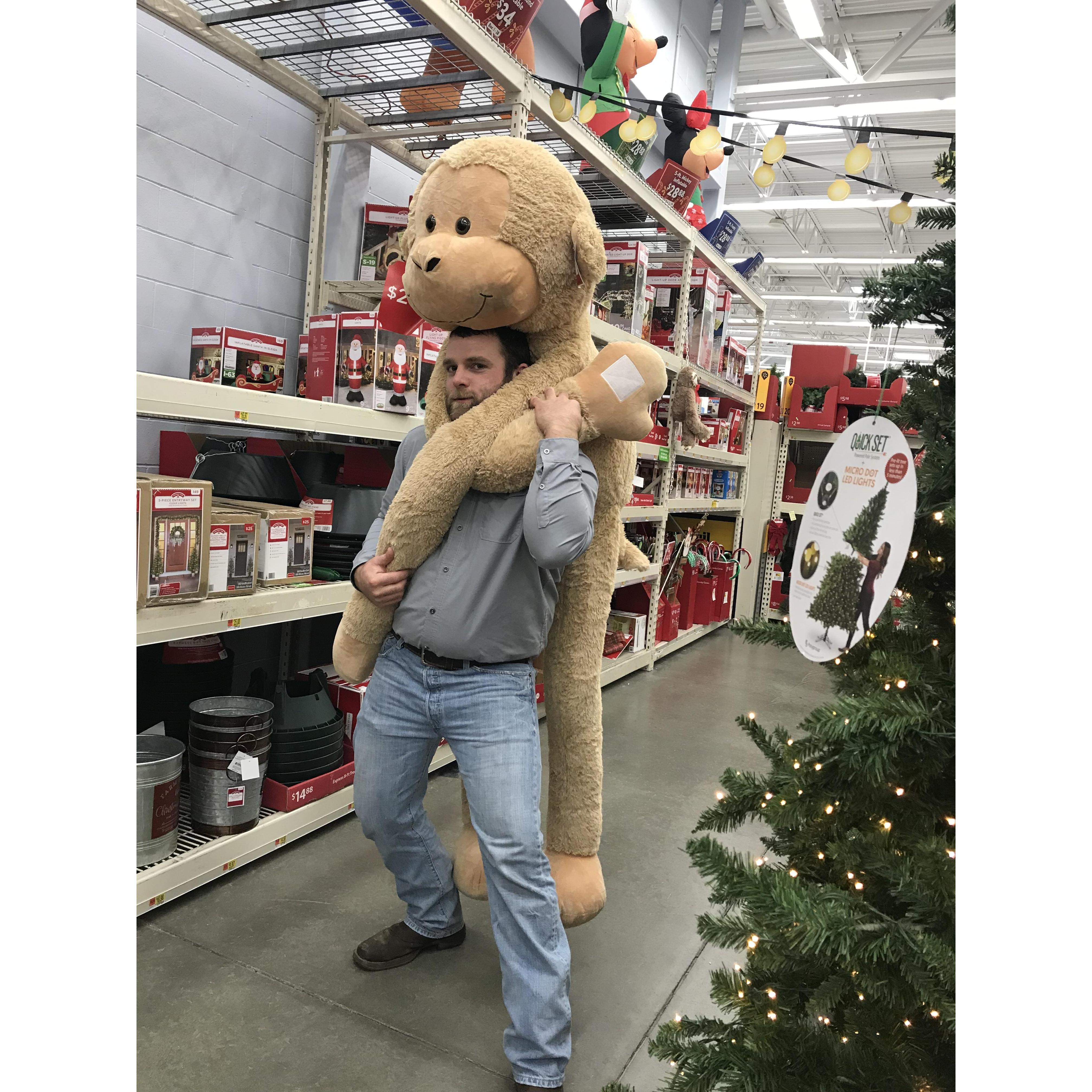 I can’t take him anywhere 😂