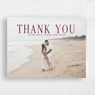 Wine, Red Wedding Thank You - Dove Photo