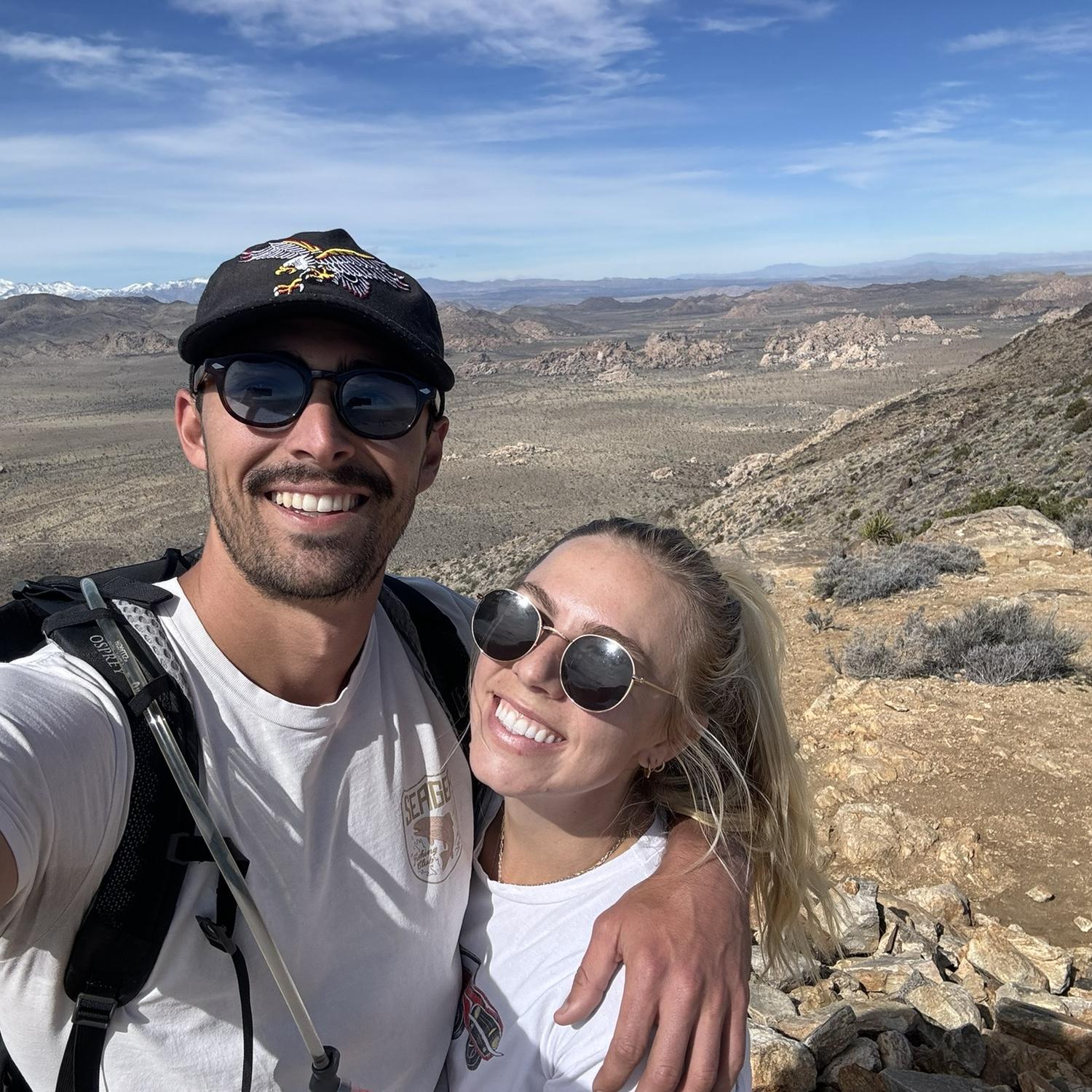 On top of Ryan Mountain, J Tree