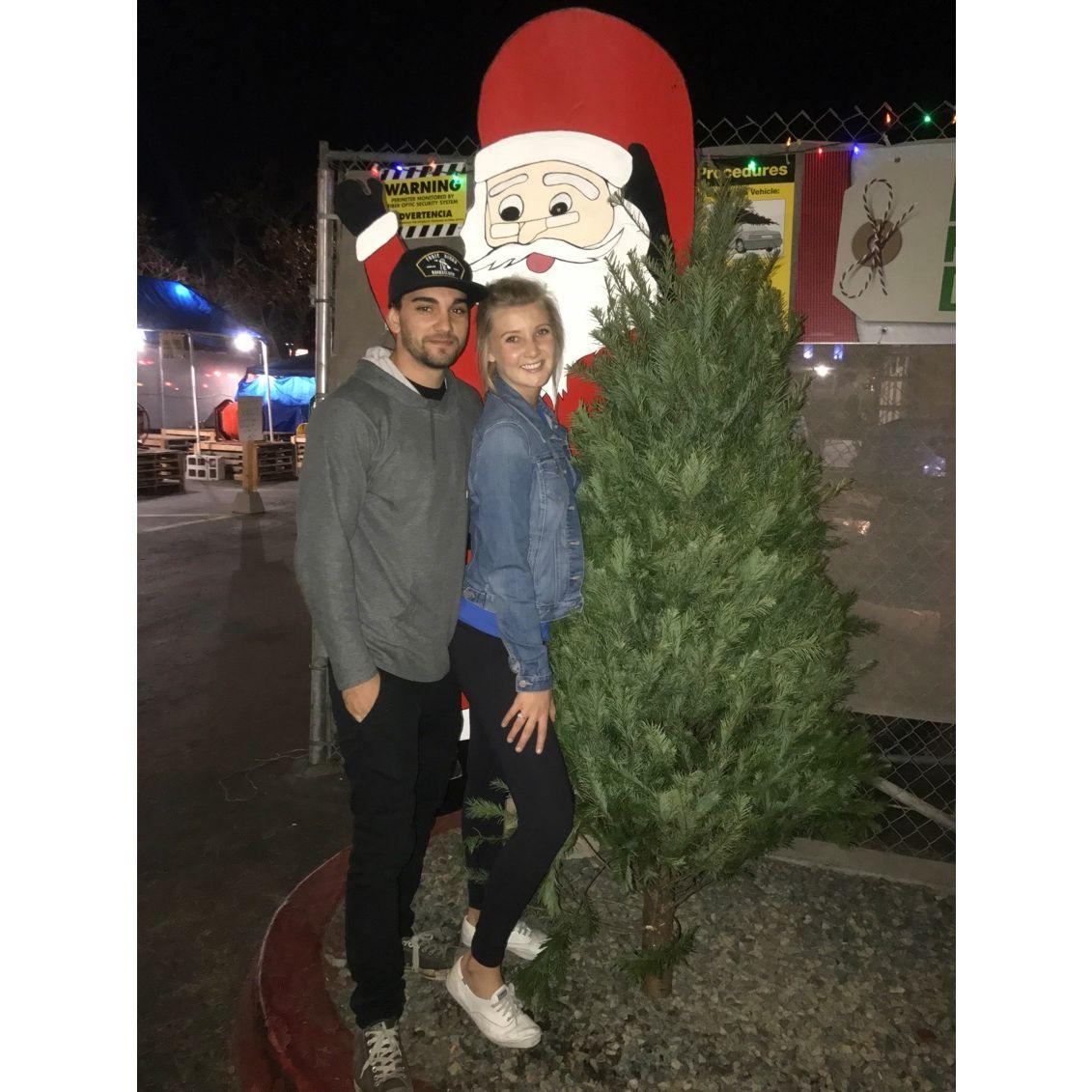 December 2017, our first Christmas in San Diego together.
