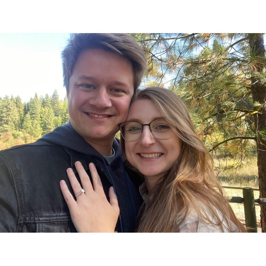 Proposal Picture! I said, yes!