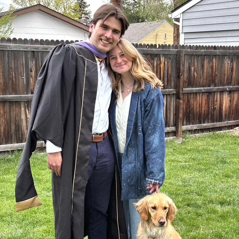 Sam graduated from Grad School with a Masters in Urban Planning!