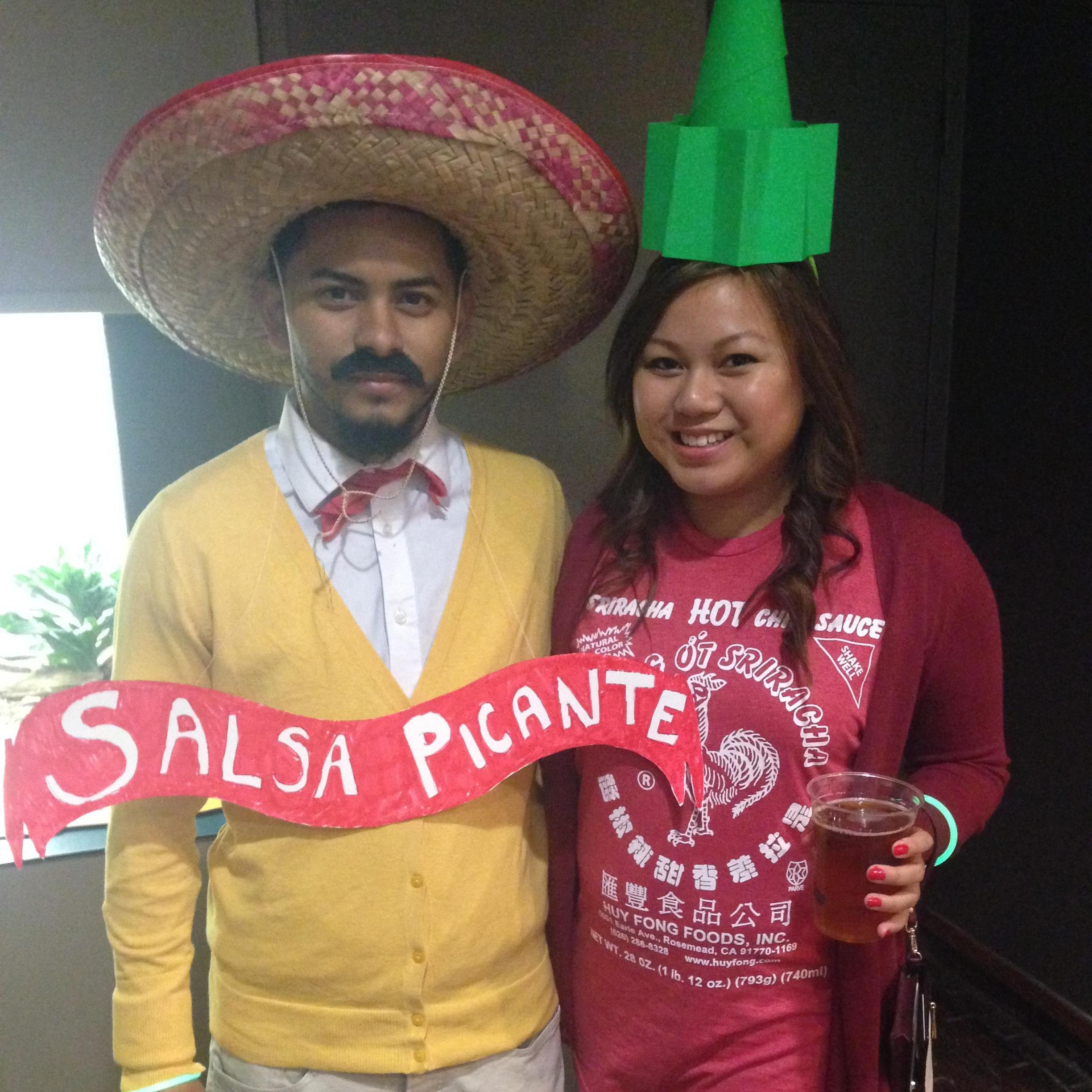We're one hot couple ;) , Halloween 2014