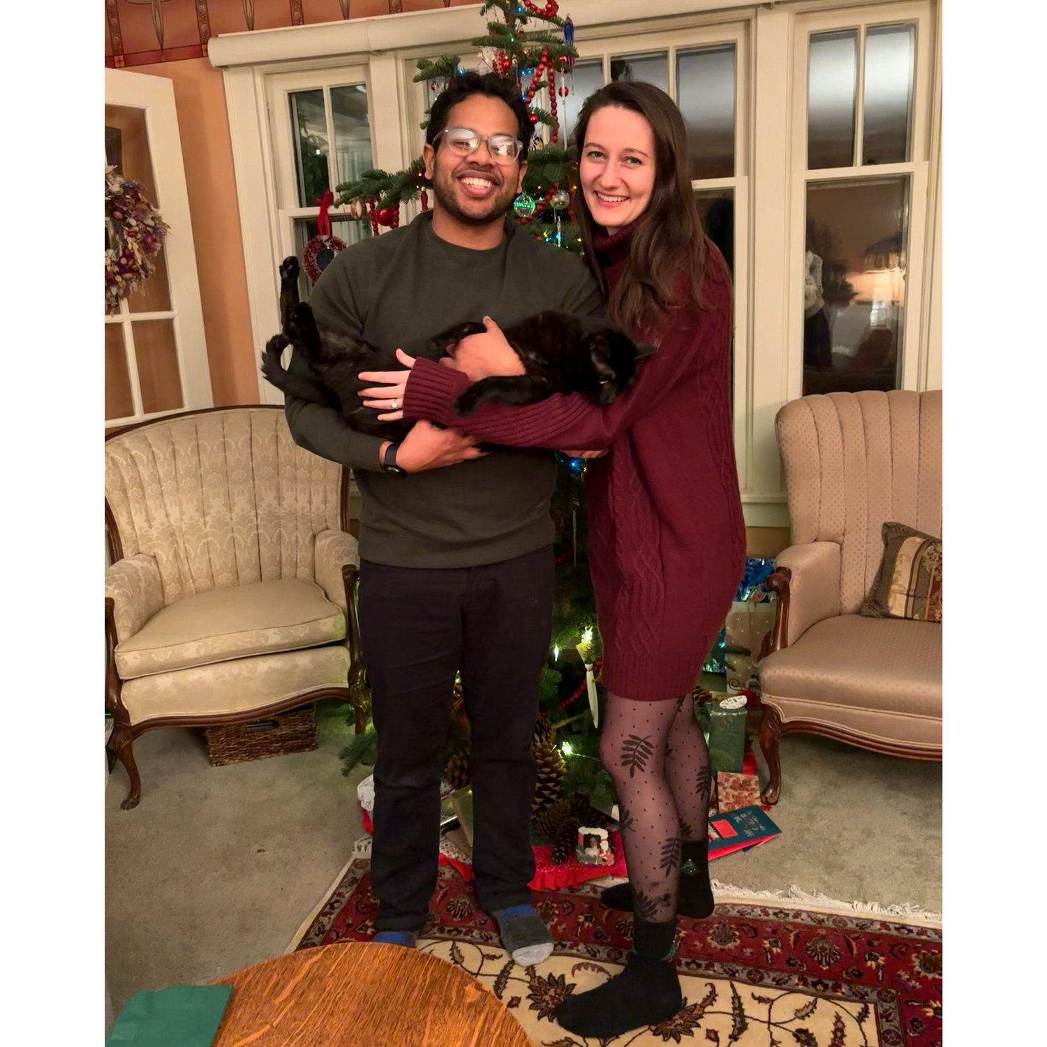 First Christmas engaged, December 2024