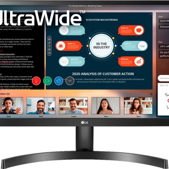 LG - 34WL500-B 34" IPS LED UltraWide FHD FreeSync Monitor with HDR (HDMI) - Black