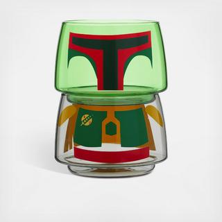 Star Wars™ Stackable Character Collection Boba Fett Glass, Set of 2