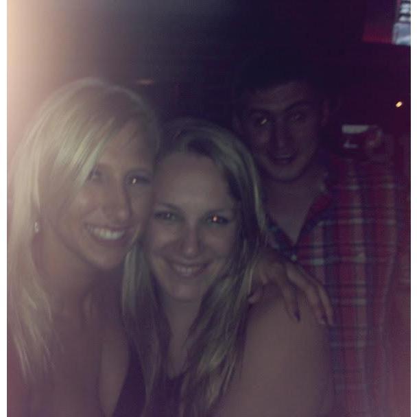 Our first ever picture together was a photo bomb that we discovered years later!