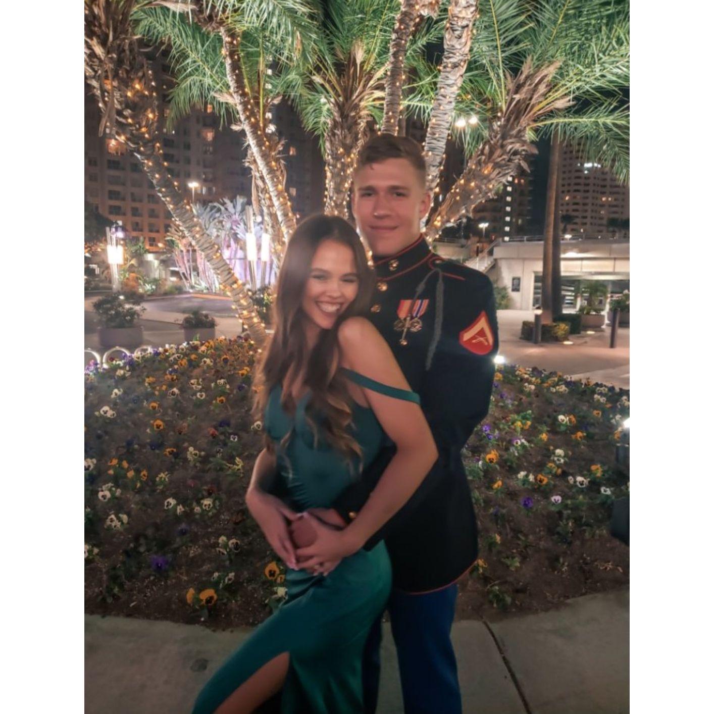 first military ball together