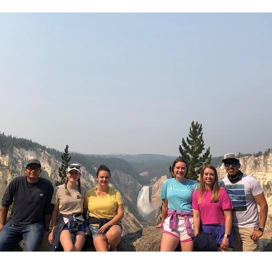 Yellowstone with the crew.