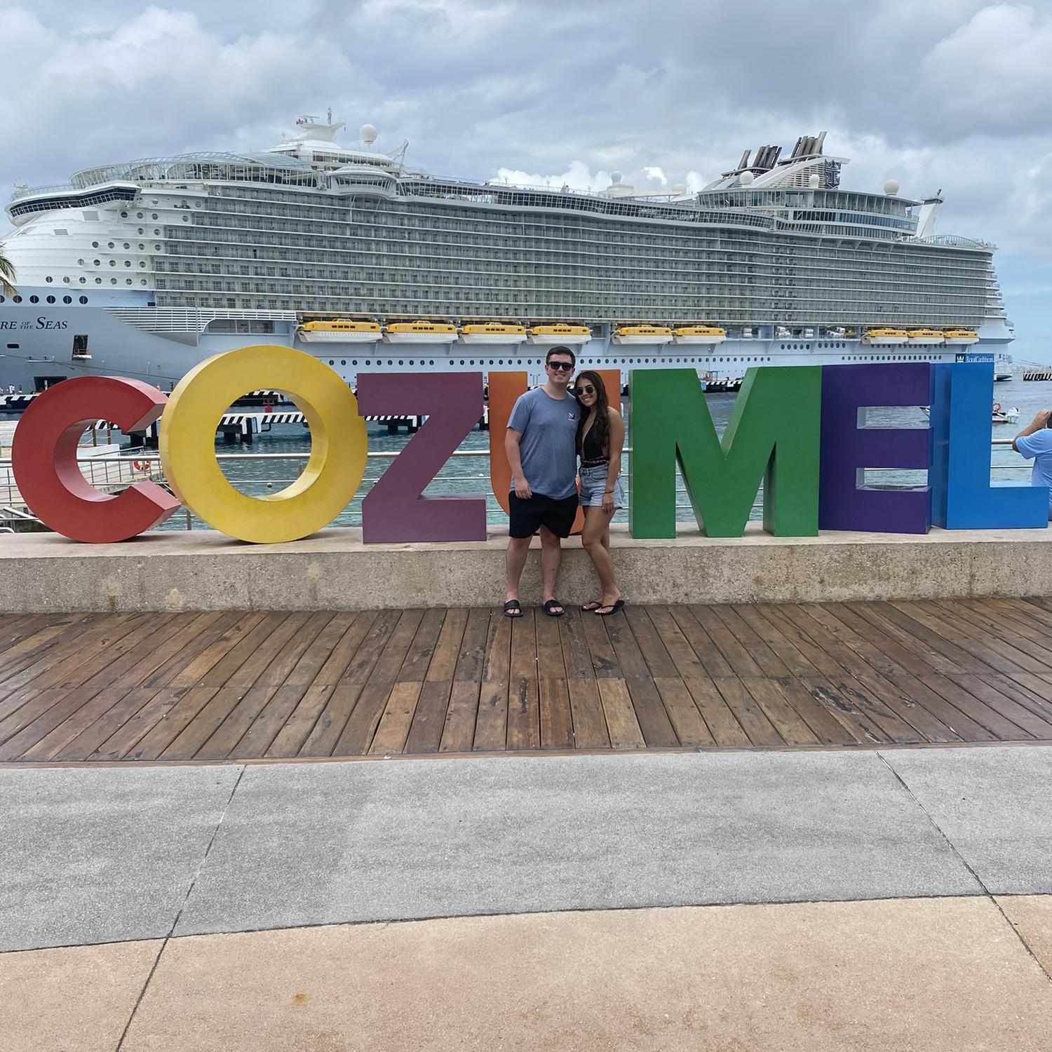 Us in Cozumel, Mexico