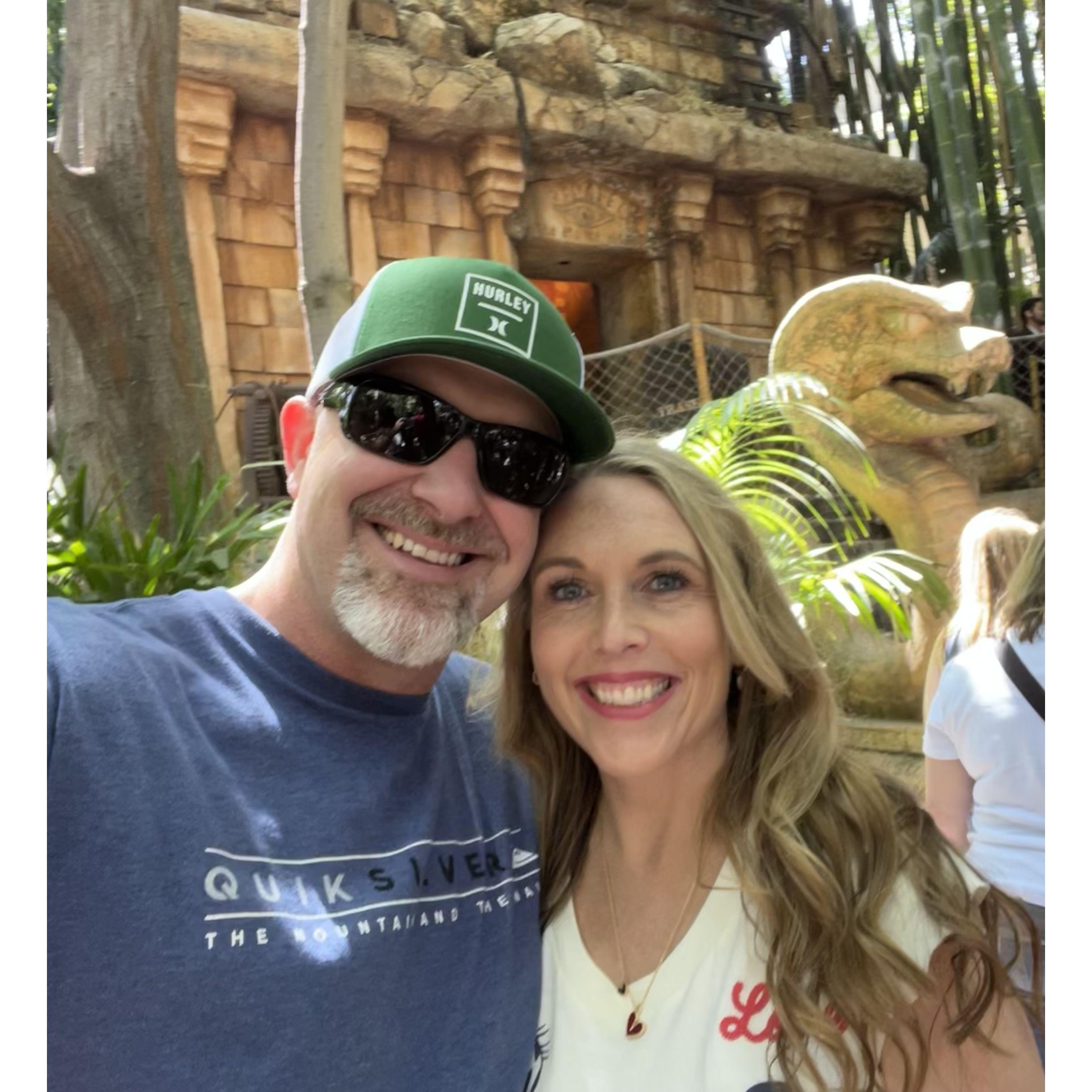 The beginning of our Happily Ever After at Disneyland, 2022...