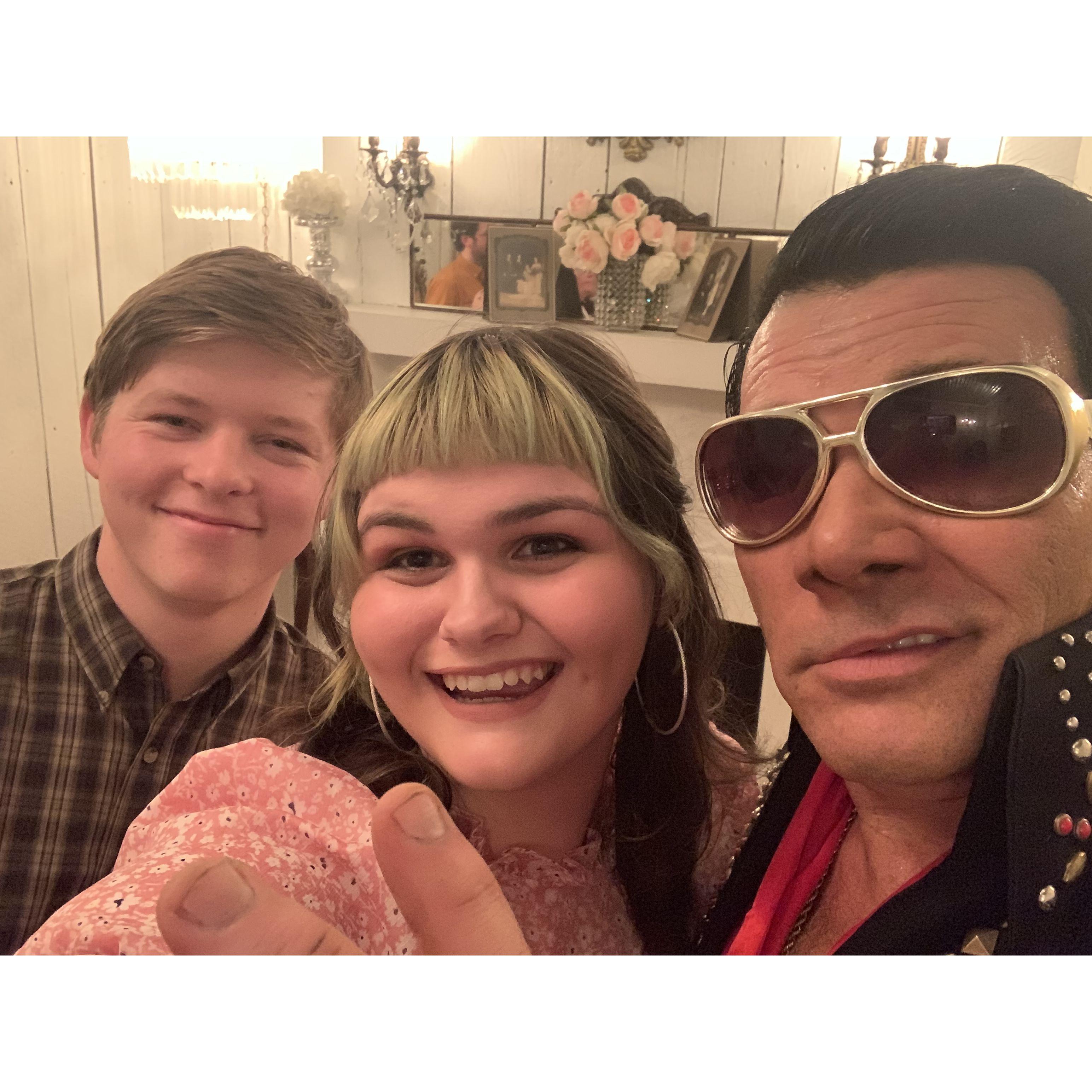 Alex & Blakley's Elvis wedding, 2019