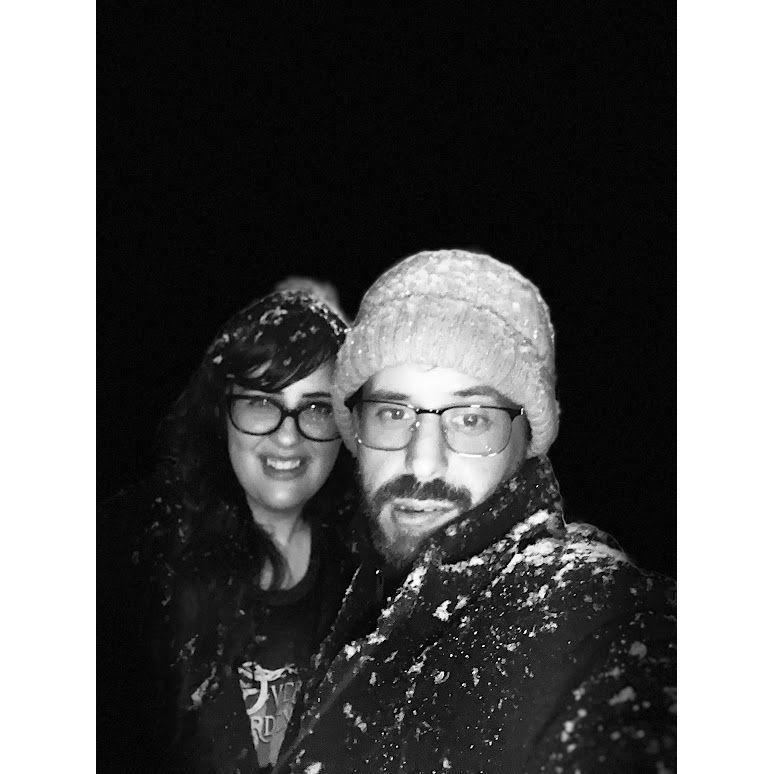 Chance's first snow - Cambridge, Massachusetts 2024