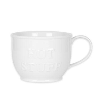 Everyday White® by Fitz and Floyd Bistro "Hot Stuff" Mug