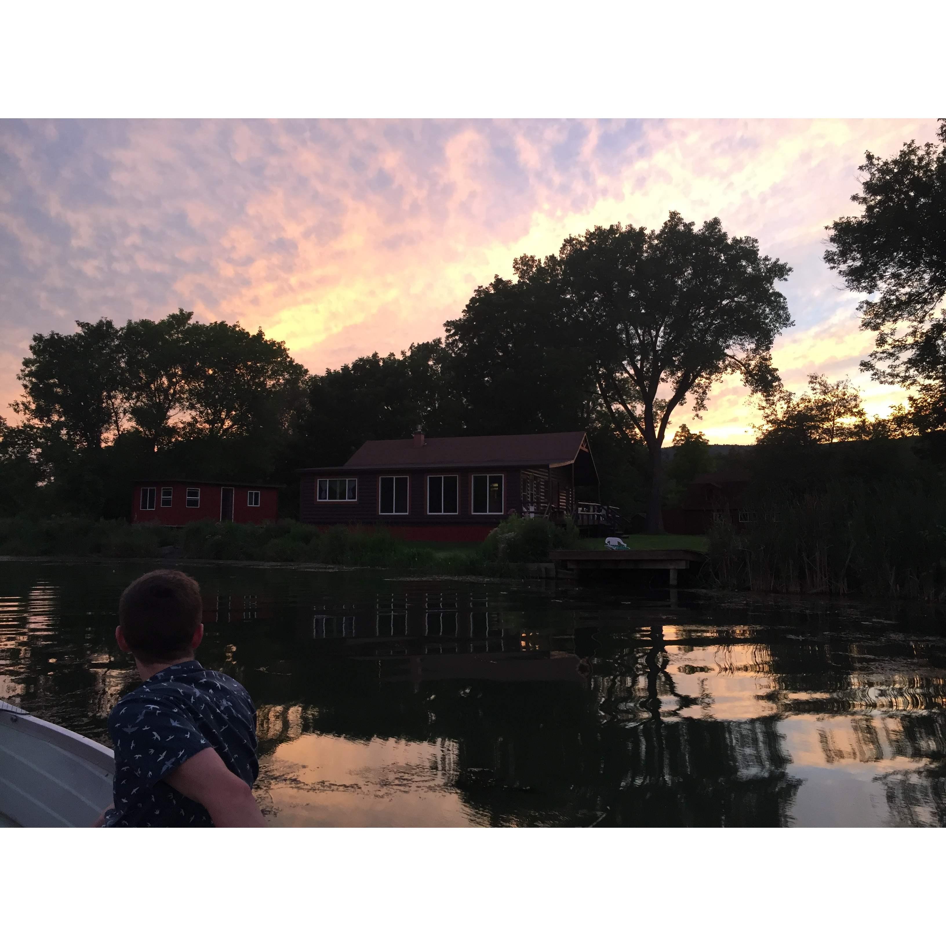 Sam always talks about Keuka Lake with so much love. And I fell in love with it too. So many beautiful people there, and always a lot of fun.