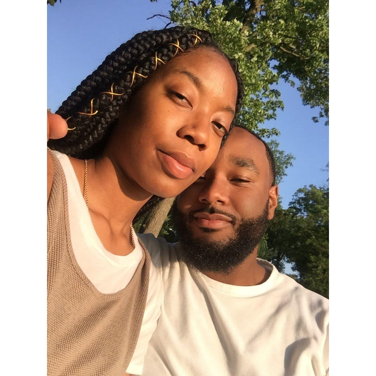 This is when we discovered golden hour and would go to the park just to get some selfies in.