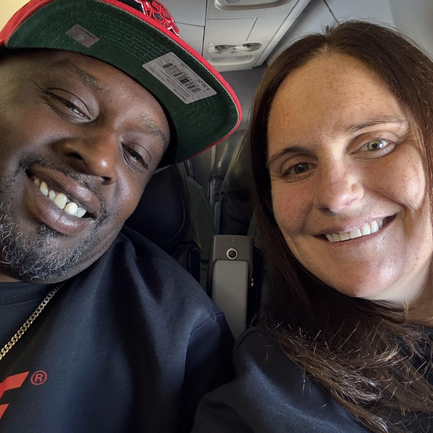 Flight to Hillary's wedding!