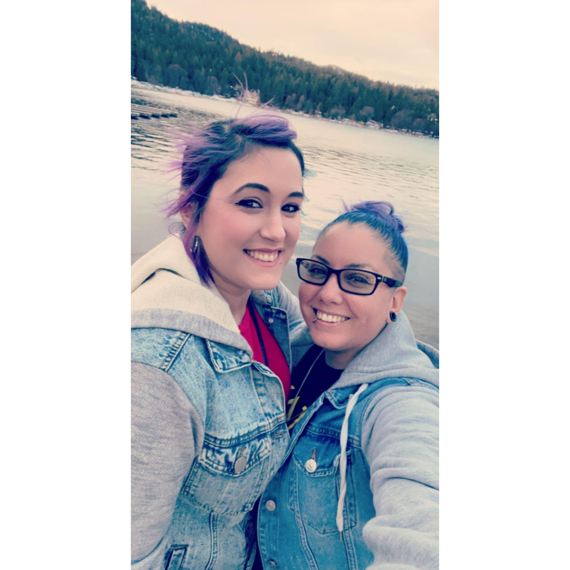 Our trip to Cali, when Mel met 'Big Papa' for the first time.