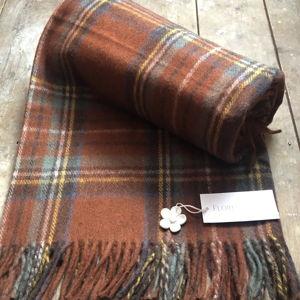 Recycled Wool Tartan Check Blankets, Throws by Florence Lilly - Etsy
