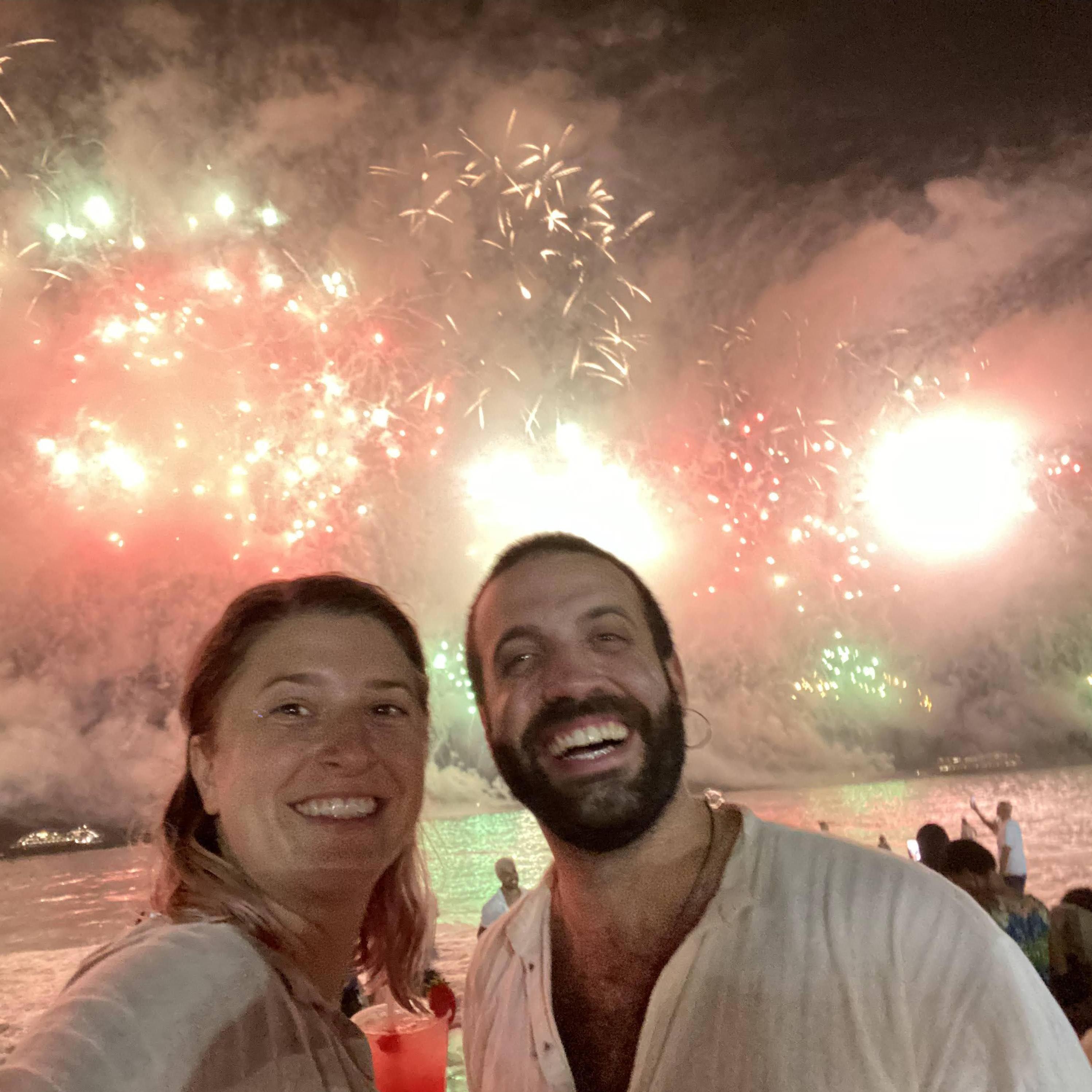 New Years, 2023 on Copacabana beach