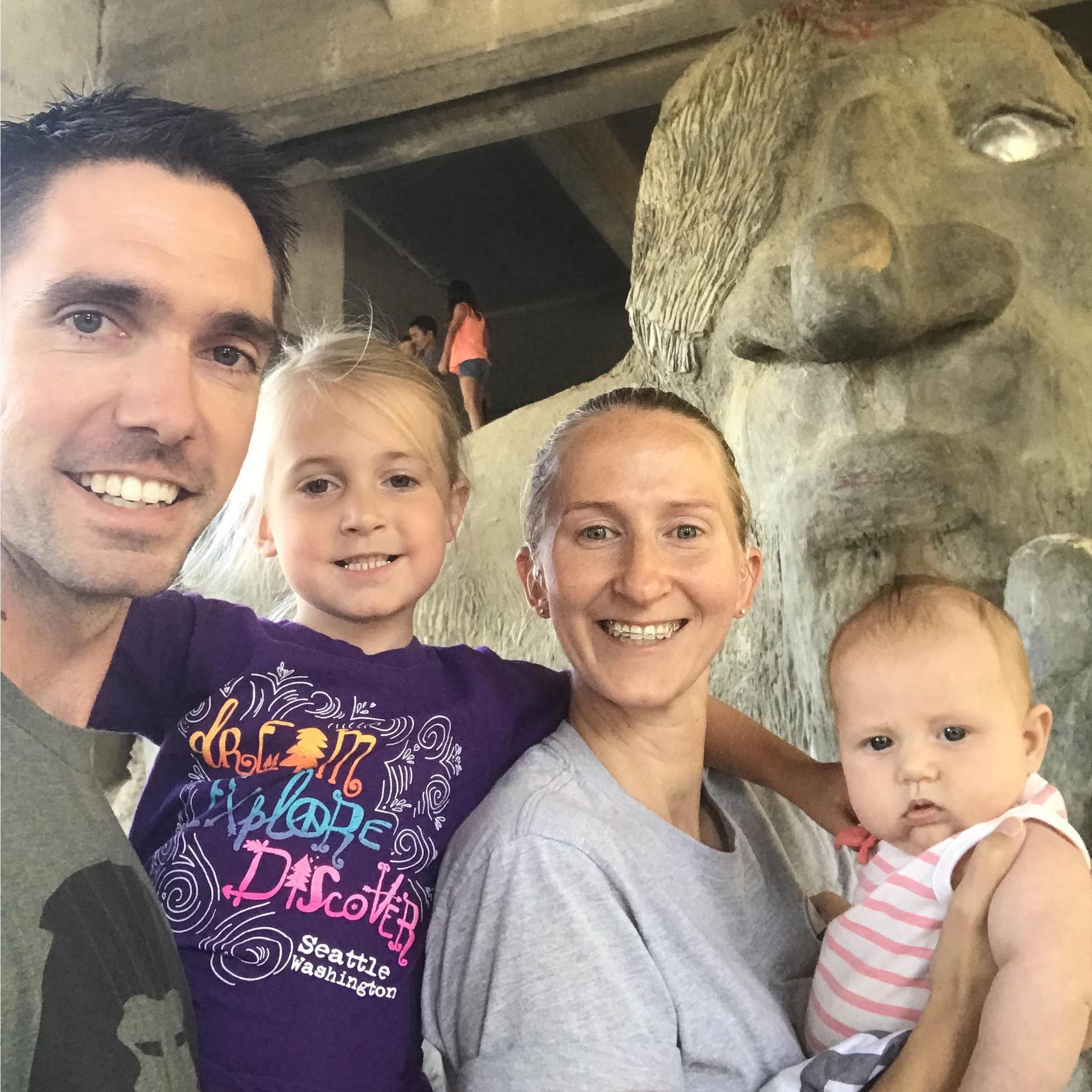 First trip as a family of 4, Saw all the sights in Seattle.