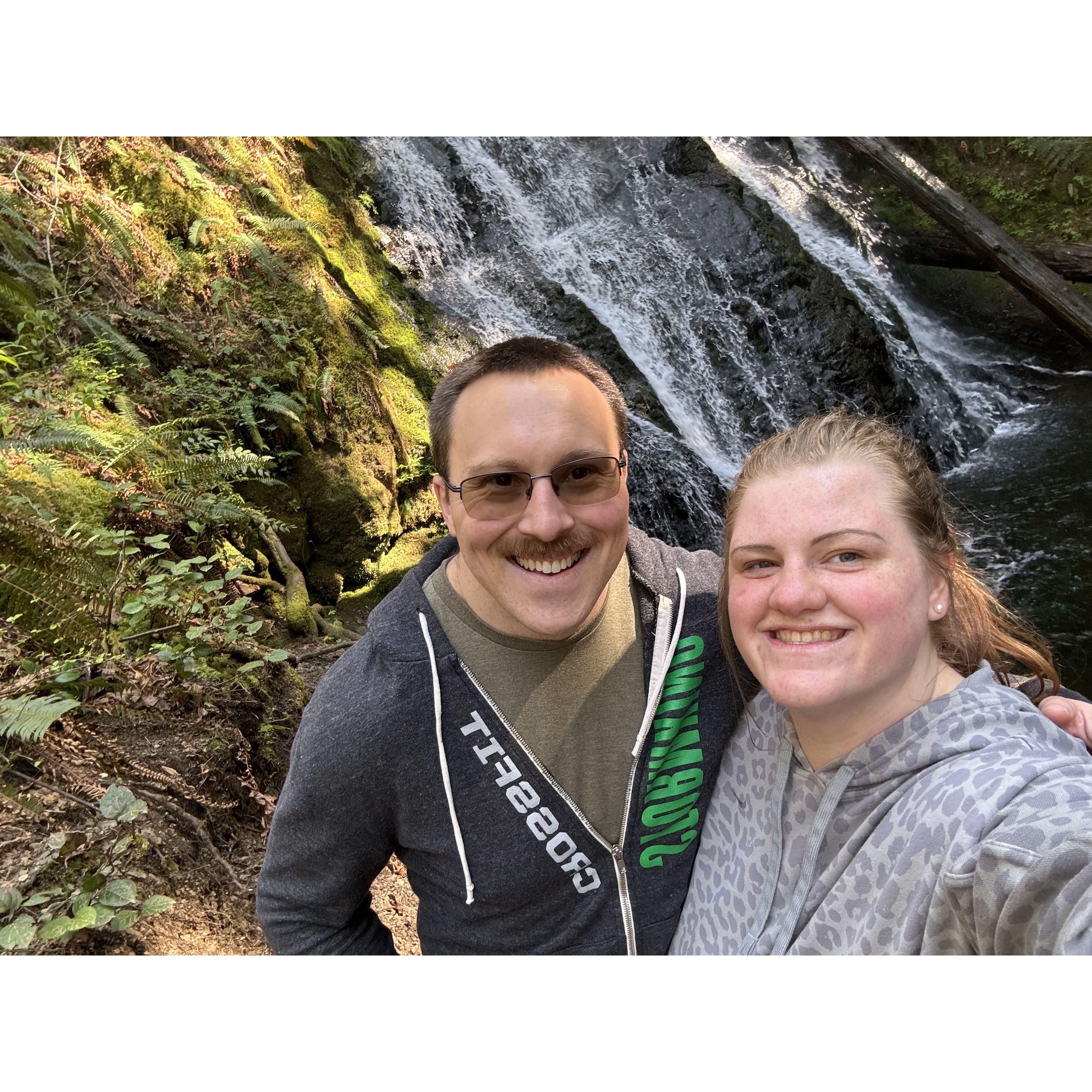 Our first photo together