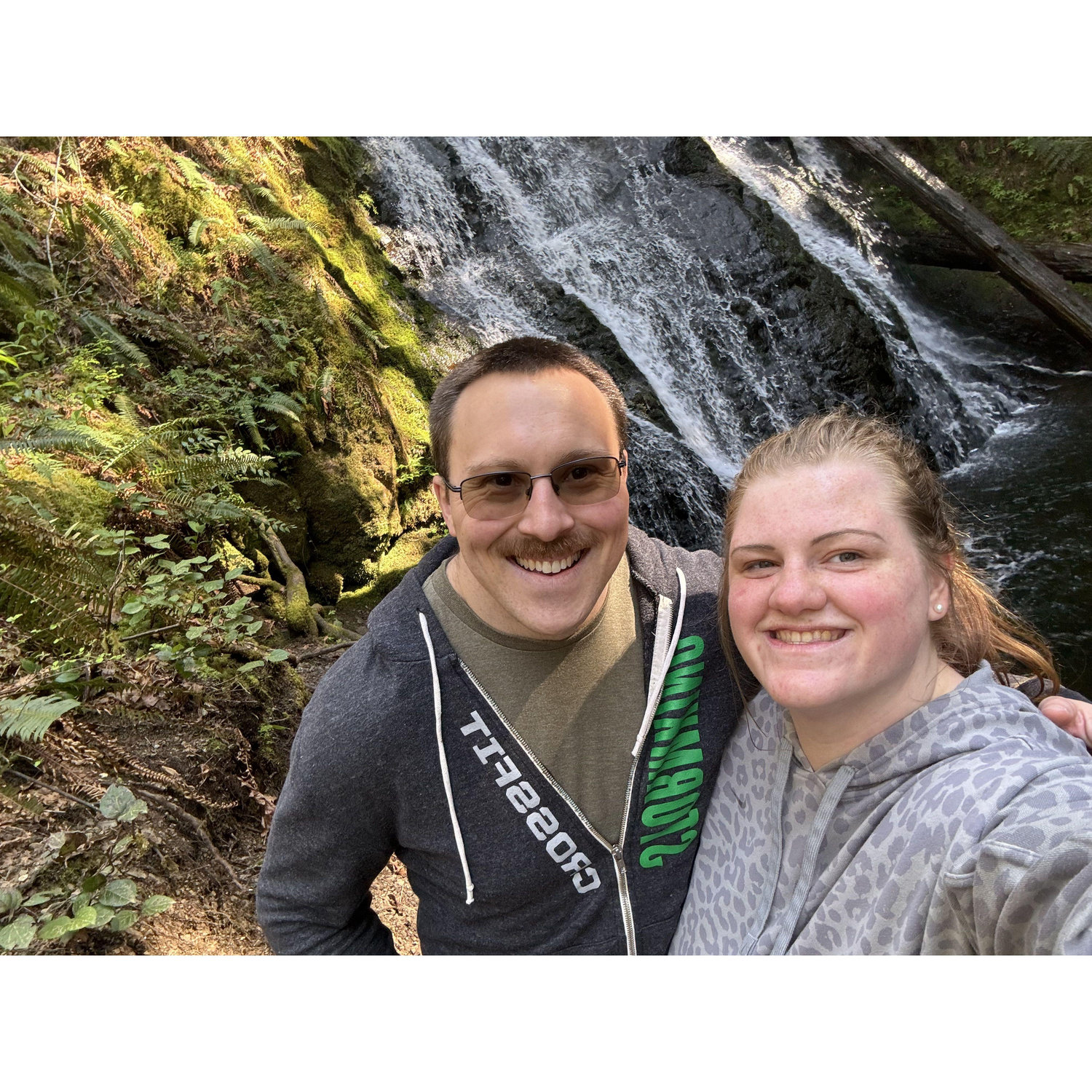 Our first photo together